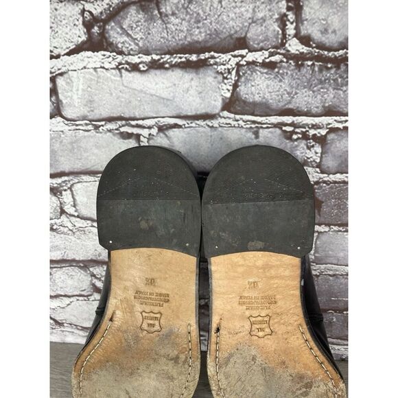 PRONTO UOMO Black Leather Split Toe Oxfords Lace Up Shoes Men’s Sz 10.5M US/44EU - Picture 9 of 16